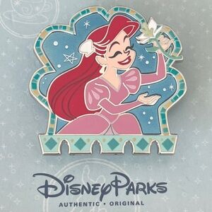 Disney Parks Princess Ariel The Little Mermaid Flower Pin